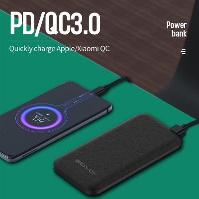 China 2021 Fast Charging Support Products Trending High Quality 10000mah Power Bank, Mobile Power Supply PD QC Fast Charging Bank for sale