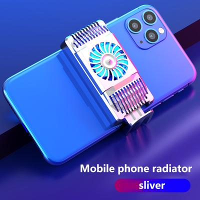 China Fast Cooling Fast In 3 Mobile Phone Cooler Fan For Gaming Universal Radiator Portable Mute Phone Cooling Radiator for sale