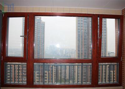 China Residential Aluminium Tilt And Turn Windows Mechanism With Toughened Glass for sale