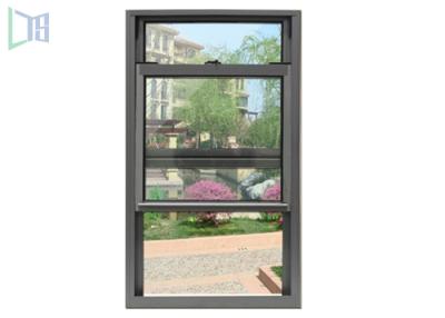 China Professional Aluminium Vertical Sliding Windows Fiberglass Fly Screen Dust Proof for sale