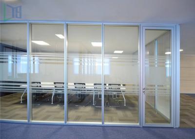 China Thermal Break Aluminium Glass Office Partition Walls Waterproof / Fire Prevention for sale