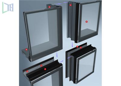 China Außen- oder Innenaluminiumglaszwischenwand-Herstellung und Technik zu verkaufen