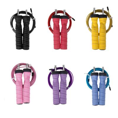 China Plastic Sell Well New Type Adjustable Wholesale Fitness Wire Jump Rope for sale