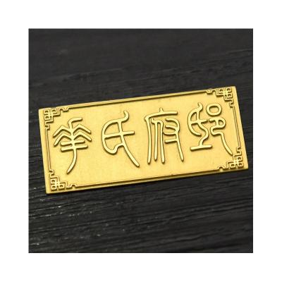 China Europe American OEM Custom Nameplate Label Character nameplate Professional Manufacturing Metal Nameplate for sale