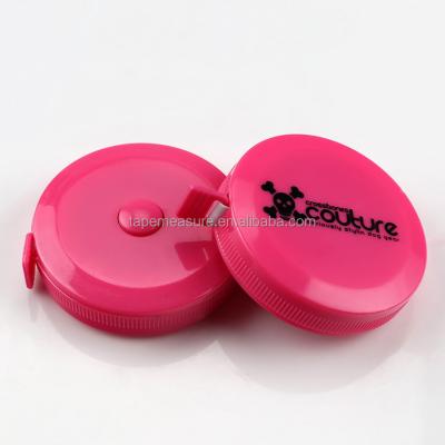 China Retractable Soft Rulers Types For Measuring Fashion Working Gift Pink Measuring Tape for sale