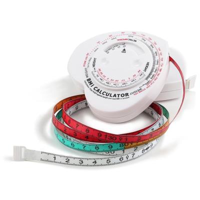 China Custom Healthy Body Mass Index Calculator 150Cm Bmi Body Mass Index Tape Measure Bmi Medical Tape Measure Tape for sale