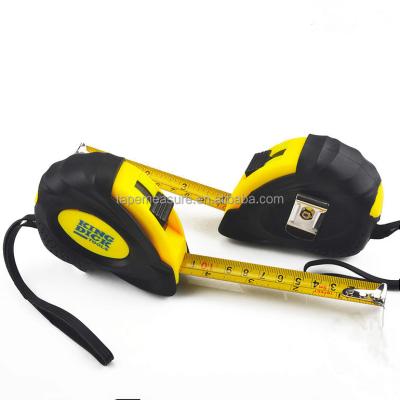 China Factory Wholesale Retractable Rubber Covered Steel Tape Measure Smoothly 3 m 5 m 7.5 m 10m for sale