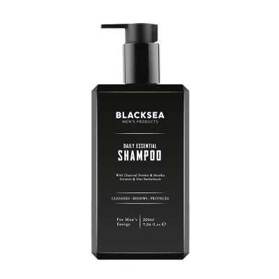 China Moisturize OEM Private Label Charcoal Men's Shampoo 200ml Bottle Pack Natural Vegan Shampoo Organic Bamboo Gel For Hair Wholesale for sale