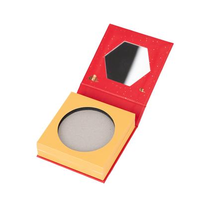 China Wholesale Handmade Red Hard Paper Cosmetic Packaging Logo Empty Rigid Custom Mirror Box Perfume Cosmetic Box China Luxury Gift Perfume for sale