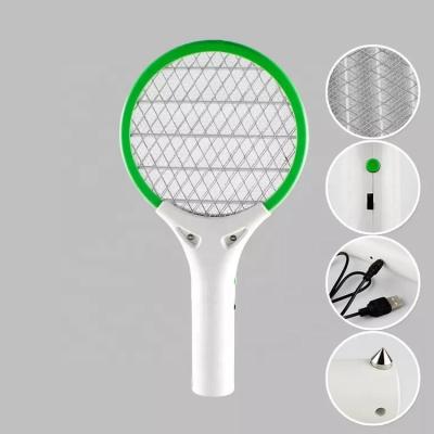 China 2020 Viable New Best Selling Mini Electric Mosquito Swatter USB Rechargeable Mosquito Swatter With Light Factory Wholesale Cheap Sale for sale