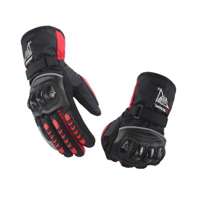 China Wholesale Powersports Knuckle Ski Glove Waterproof Windproof Hard Racing Snowboarding Enthusiast Motorcycle Ski Gloves for sale