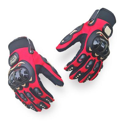 China Full Finger Multicolor Logo Custom Shockproof Men Racing Sports Motorcycle Protective Moto Riding Gloves for sale