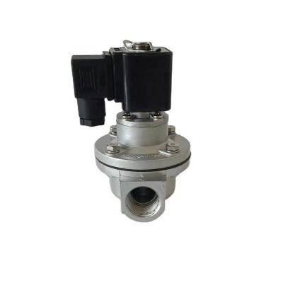 China Building Material Shops High Quality 220V 24V DMF-Z-20 Right Angle Solenoid Diaphragm Pulse Valve IP65 For Dust Collector Cement Plant With Black Coil for sale