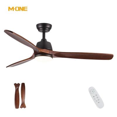 China 18w AC 18w Luxury Decorative Led Remote Control Home Nordic Nordic Ceiling Fan With Light for sale