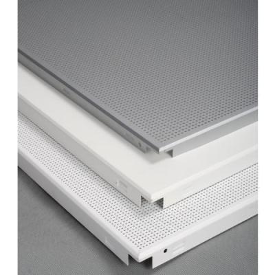 China Artistic Sound Absorbing Ceilings Race Aluminum Shooting Square Ceiling Panel , Ceiling Tiles for sale