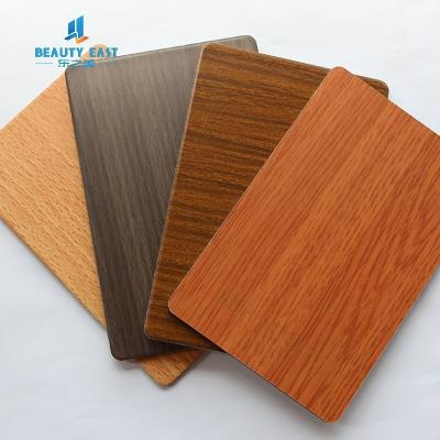 China Environmental Friendly Aluminum Composite Panel 1220 x 2440 Mm ACP/ACM 3mm PE PVDF Wood Grain Interior Exterior Decorative Wall Panel for sale