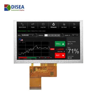 China 5.0 inch customized 800(RGB)x480 tft lcd display, 24BIT RGB display panel 5.0 inch IPS tft lcd module 5.0 inch for sale