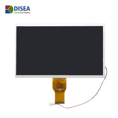 China DISEA 8bit LVDS 40PIN WSVGA 1024*600 standard LCD display 10 inch 10.1 inch TFT LCD module for sale