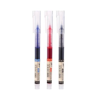 China Factory Wholesale Needle Tube Gel Pen Normal Liquid Black Red Blue Red Pen For Signature Office Student for sale