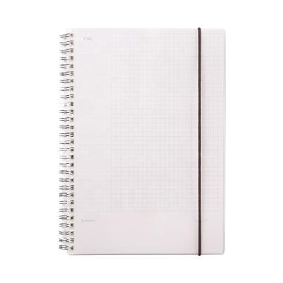 China Wholesale PP Grid Book Spiral Notebook Square Book A5/B5/A6 Coil Work Book For Sale for sale