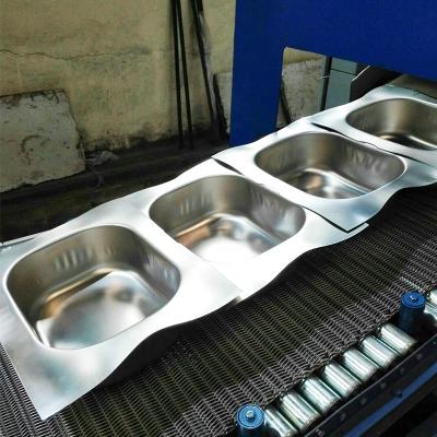 China Conveyor Belt Stainless Steel Sink Deep Drawing Parts Bright Annealing Furnace for sale