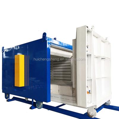 China Bogie Hearth Stabilizing Annealing Heat Treatment Enamel Annealing Furnace for sale