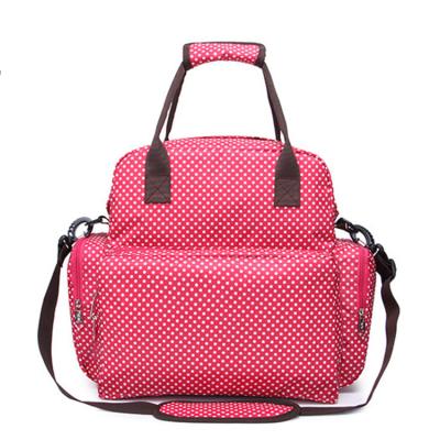 China Waterproof Quilted Custom Diaper Bag Mom Backpack Baby Diaper Backpack Diaper Backpack Bag for sale