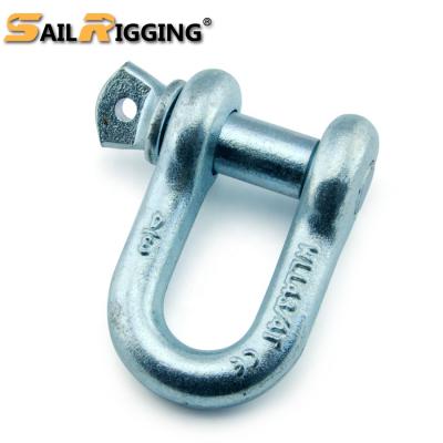 China ALLOY drop forged g210 adjustable screw and pin shackle for sale