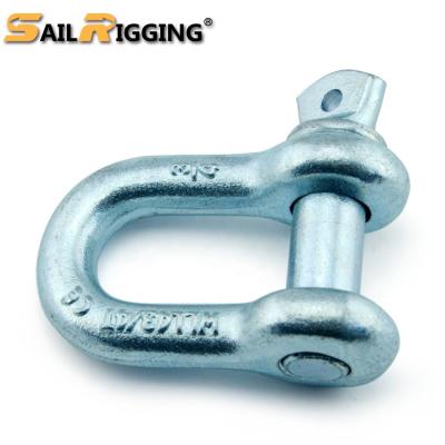 China Heavy Industry Adjustable Shackle Snap Hook With Clevis Pin Anchor Swivel Shackle for sale