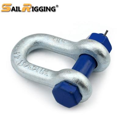 China Heavy industry China 7/16 h.d.g adjustable iron U-bolt chain steel g2150 shackler for sale