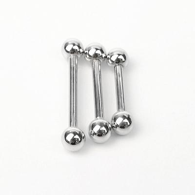 China TRENDY 925 Sterling Silver Tongue Ring For Women Men Hiphop Body Piercing Jewelry for sale