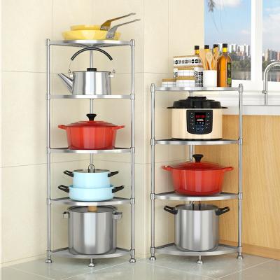 China Wholesale Multi-Functional Kitchen Multi-Function Black Kitchen Potted Potted Rack Viable Potted Rack for sale