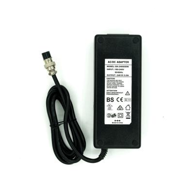 China Good Quality Printer/LED Strip/CCTV 24V 110W Camera DC to AC Adapter 24v 5.5a Power Adapter with cUL PSE CE BS GS Listed for sale