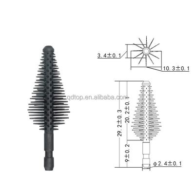 중국 Wholesale Custom Eco-friendly Silicone Eyelash Brush Head Multifunctional Makeup Tools Eyebrow Brush Head 판매용