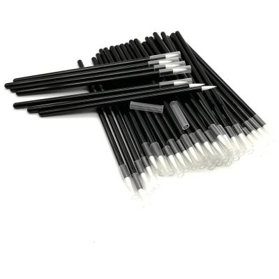 China Portable Wholesale Fine Hair Skin-friendly Long Lasting Tip Eyeliner Brushes Lip Liner Applicators for sale