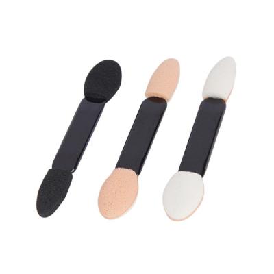 China Wholesale Portable Disposable Double Sided Eyeshadow Latex Eyeshadow Brush Travel Stick Skin-Friendly Sponge for sale