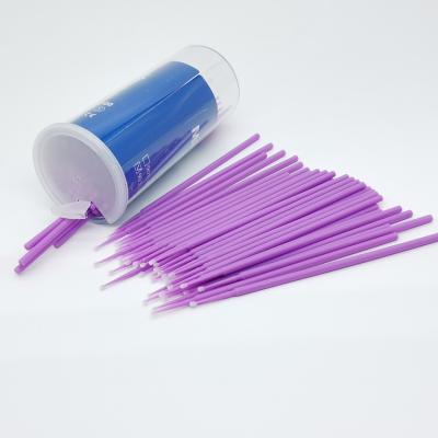 중국 Dental Care Qingdao Top Full Size Dental Brush High Quality Disposable Mascara Wands Micro Applicator For Eyelash Brush 판매용