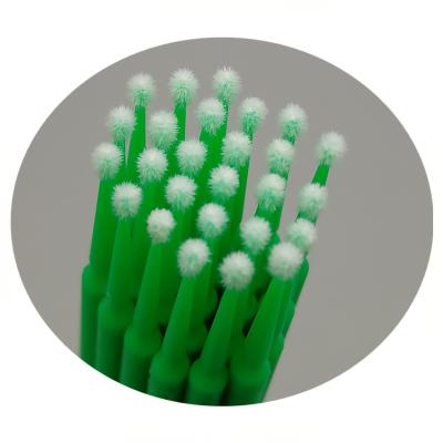 중국 beauty & Dental Care Mascara Brush Qingdao Top Applicator 100pcs/packs Disposable Full Size Dental Micro Brush Applicator For Eyelash Brush Micro Fiber Wands 판매용