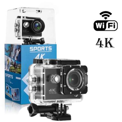 China Hot Customized Goplus Cam 4K 720P Wifi Action Camera Sport DV Go Underwater Camera With Acrylic Box for sale