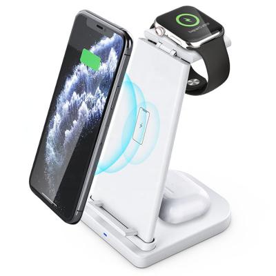 China Hot Selling Mobile Phone 10W Fast Radio Charging 3 IN 1 Foldable Radio Charging Smart Phone for sale