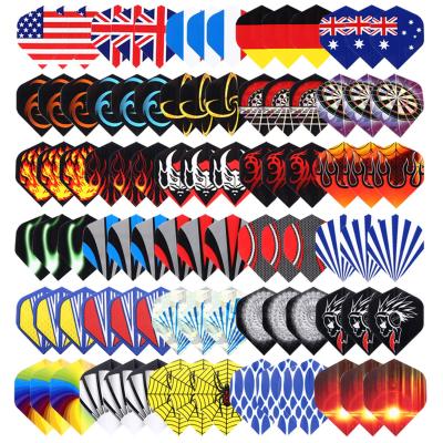 China Wholesale Plastic Dart Flight Professional Custom Design Logo Dart Flights Accessories for sale