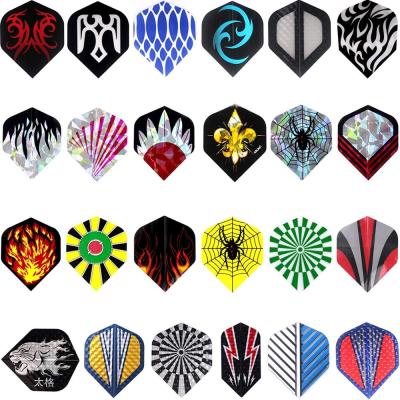 China Plastic Professional Dart Flight Custom Design / Logo Laser Feather Dart Flight Accessories for sale