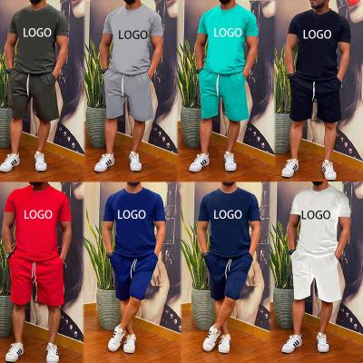 China High Quality Gently 2022 Summers T-Shirt For Men's Gym Custom Made T-shirts Shorts Shorts Set for sale