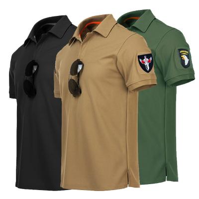 China High Quality Breathable Solid Color Golf Shirts Gentleman Plus Size Casual T-shirts Men's Polo Shirts for sale