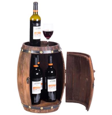 China Good Quality Cheap Showcase Wooden Wine Beer Newest Design Box Wooden Barrel Price for sale