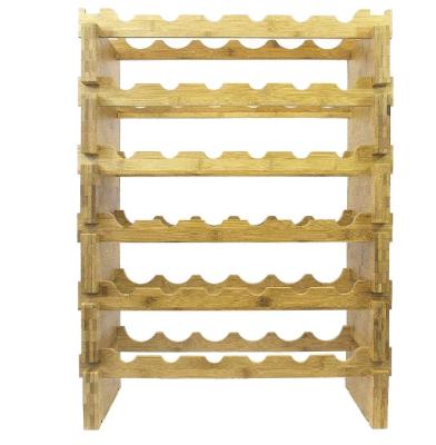 China Free Standing Assemblable Wine Rack Comercial Wine Rack Shelf for sale