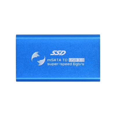 China Aluminum NGFF to USB3.0 M.2 Aluminum Hard Disk Drive Box SSD Enclosure Case Support 2242/2260/2280 for sale