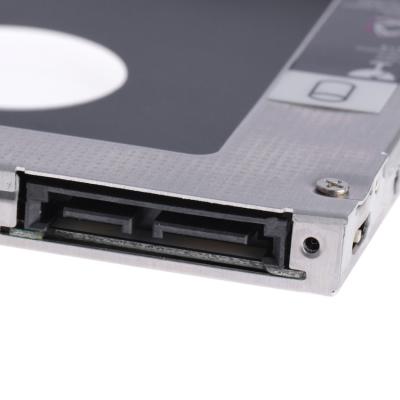 China Aluminum alloy 9.5/12.7mm hdd caddy 2.5 inch SATA I/II/III/HDD/SSD optical hdd caddy 9.5mm for sale