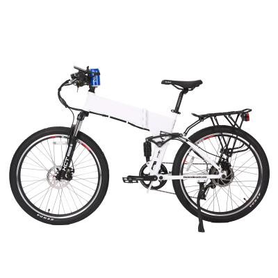 China Aluminum Alloy Chopper E Bike Foldable Electric Bicycle Full Suspension for sale