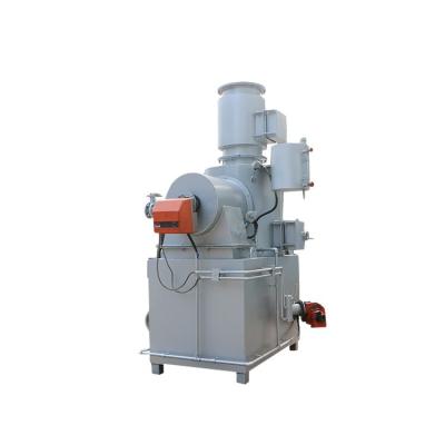 China Incinerador de combustible de origen acuático para residuos químicos de capacidad 10-500 kg/partido Azul plateado en venta